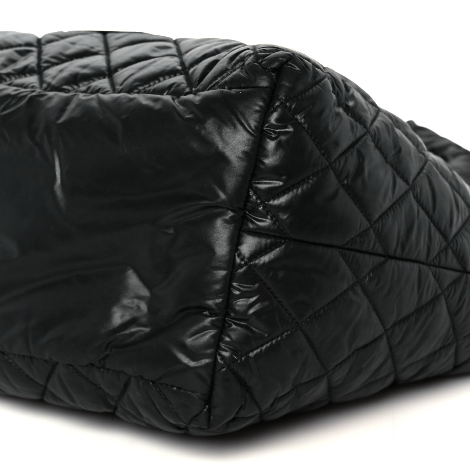 Chanel Nylon Quilted Small Coco Cocoon Tote Black