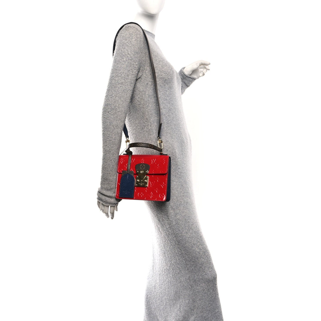 Louis Vuitton Vernis Epi Monogram Spring Street Scarlet