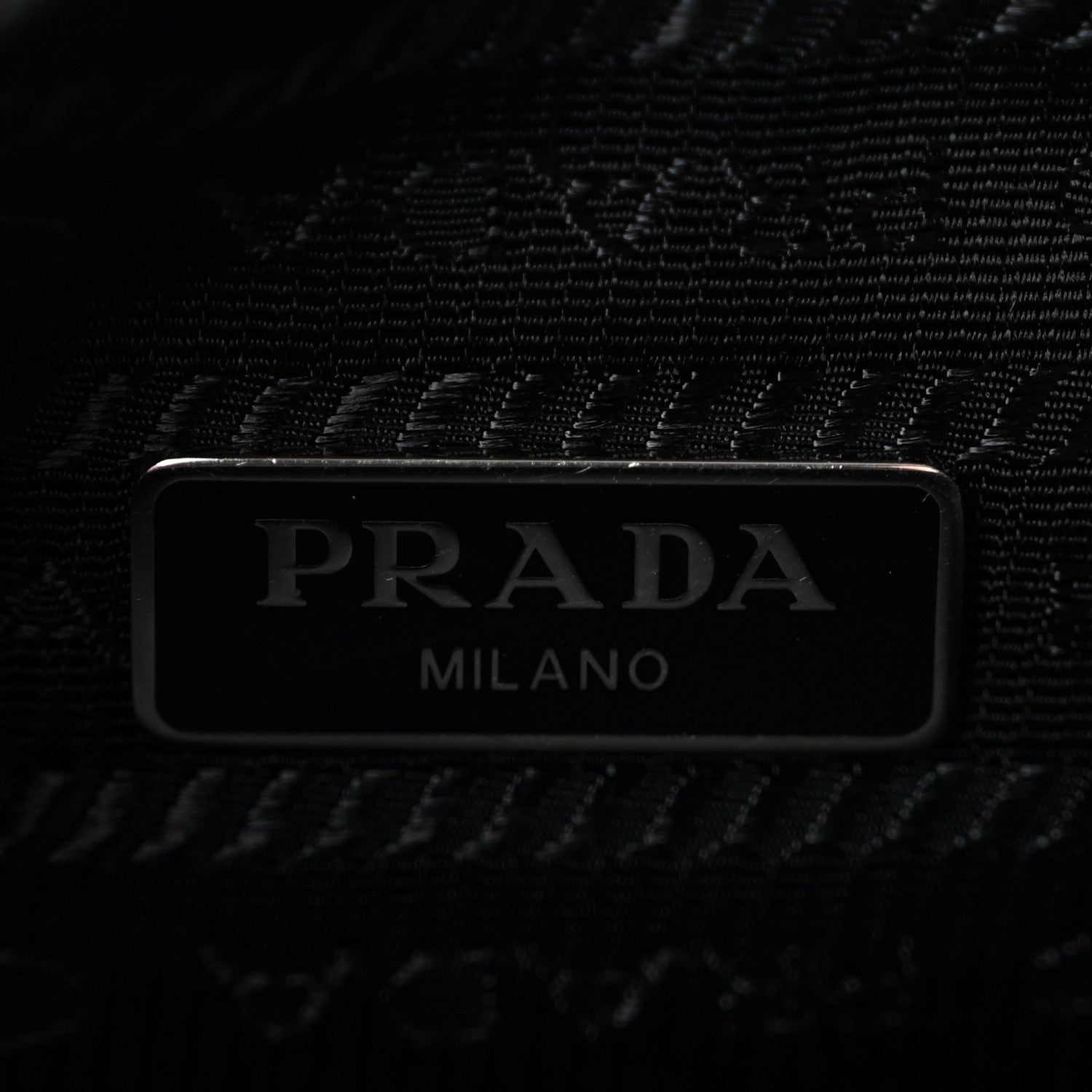 Prada Tessuto Nylon Mini Re-Edition 2000 Bag Black