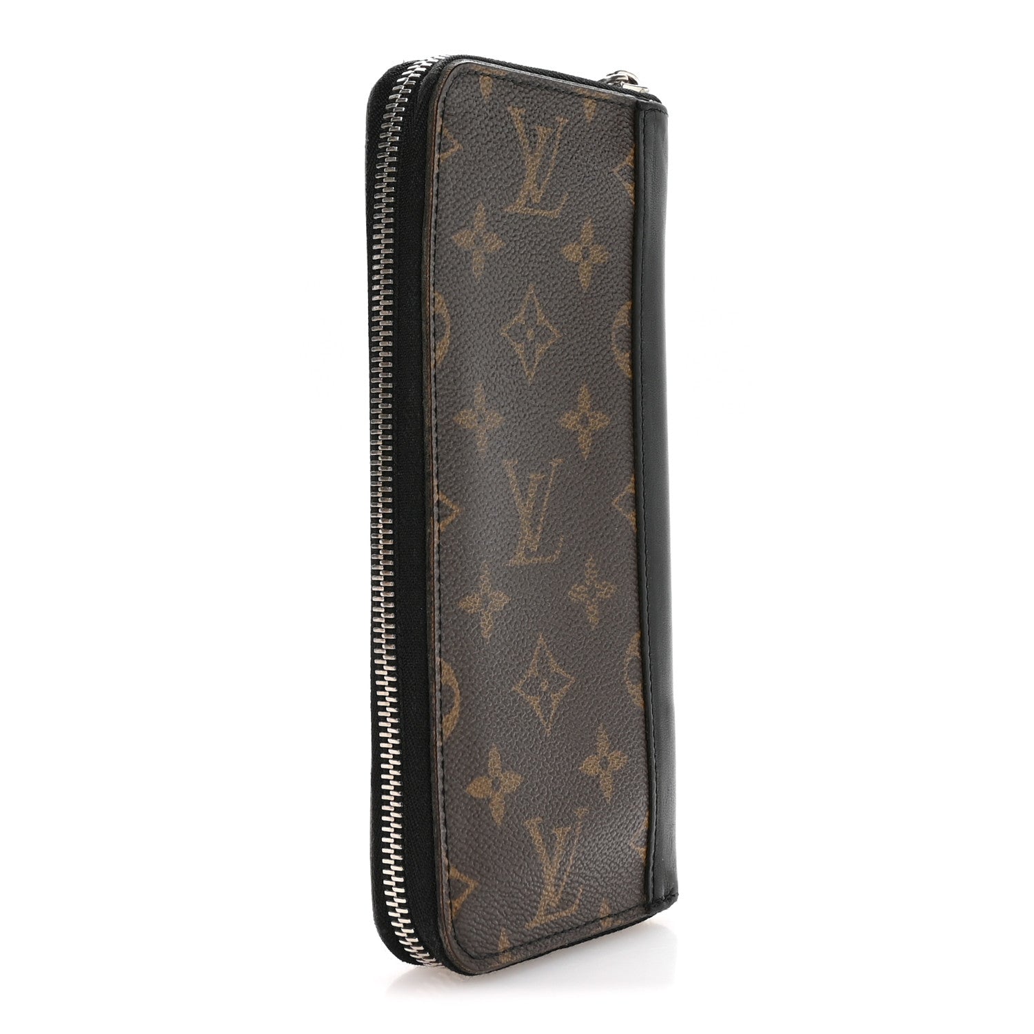 Louis Vuitton Monogram Macassar Vertical Zippy Wallet