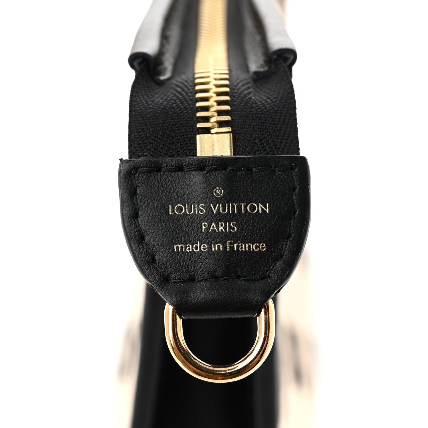 Louis Vuitton Raffia Calfskin Monogram Toiletry Pouch 26 On Chain Beige Black