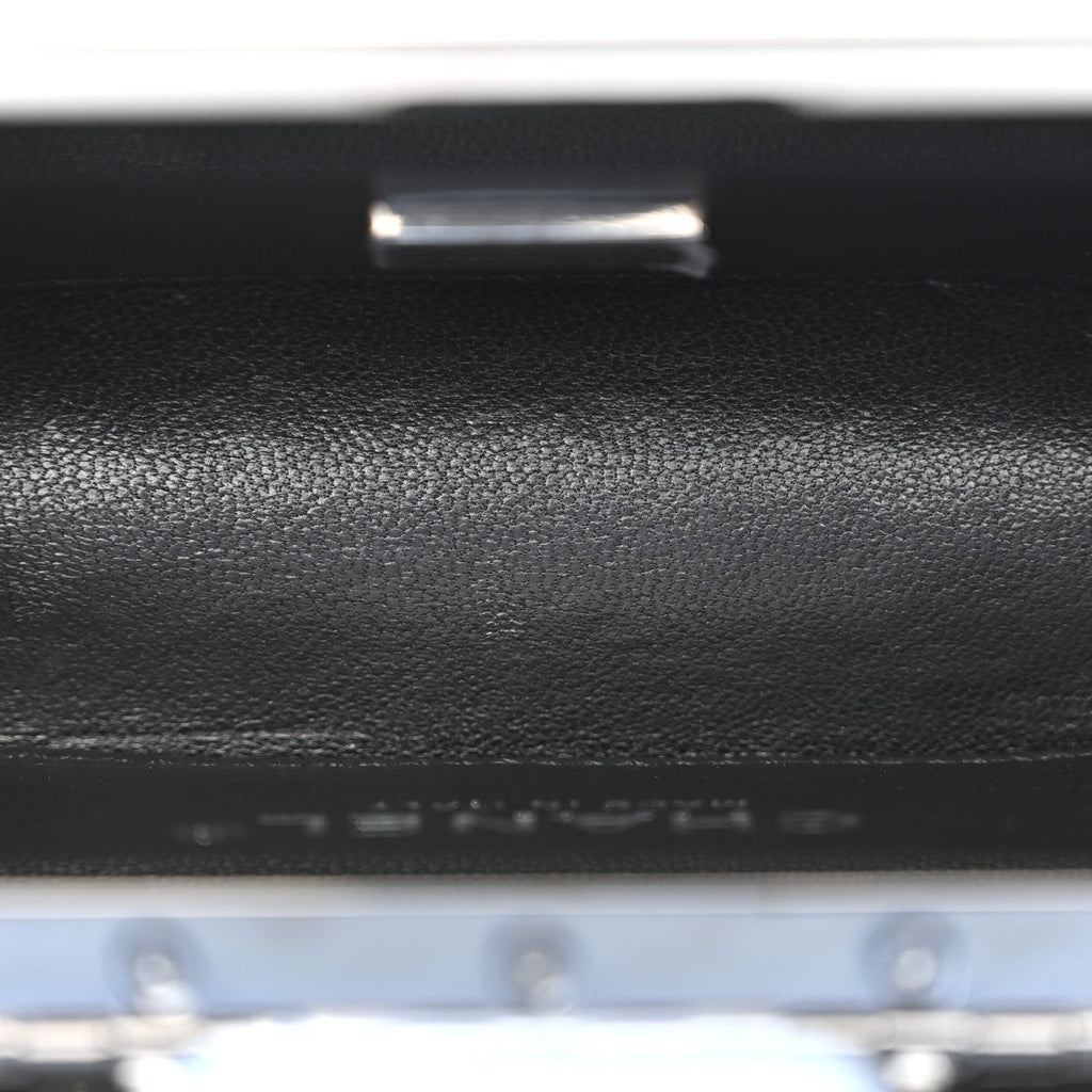 Chanel Plexiglass Plexi Coco Bag Black Blue