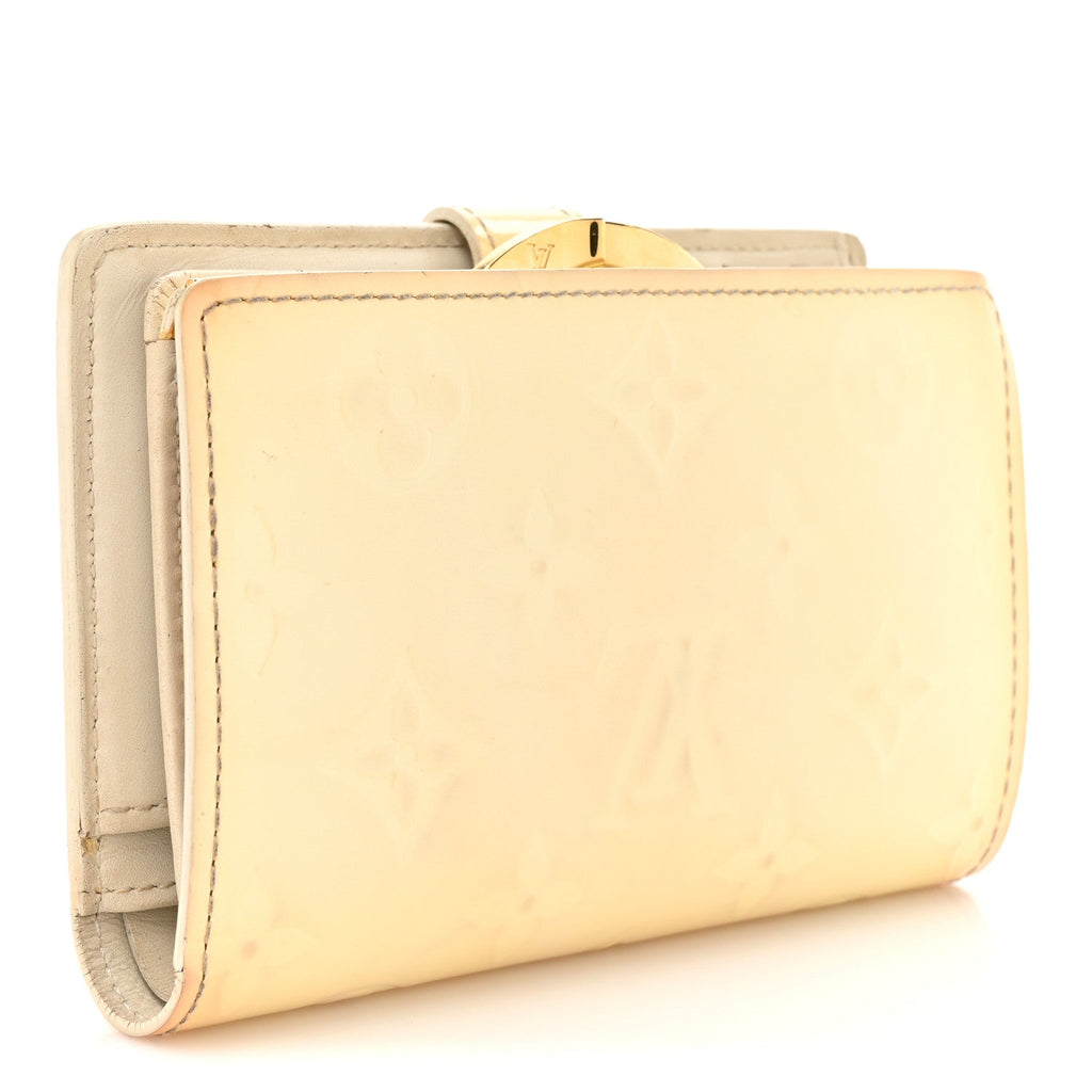 Louis Vuitton Vernis French Purse Wallet Perle