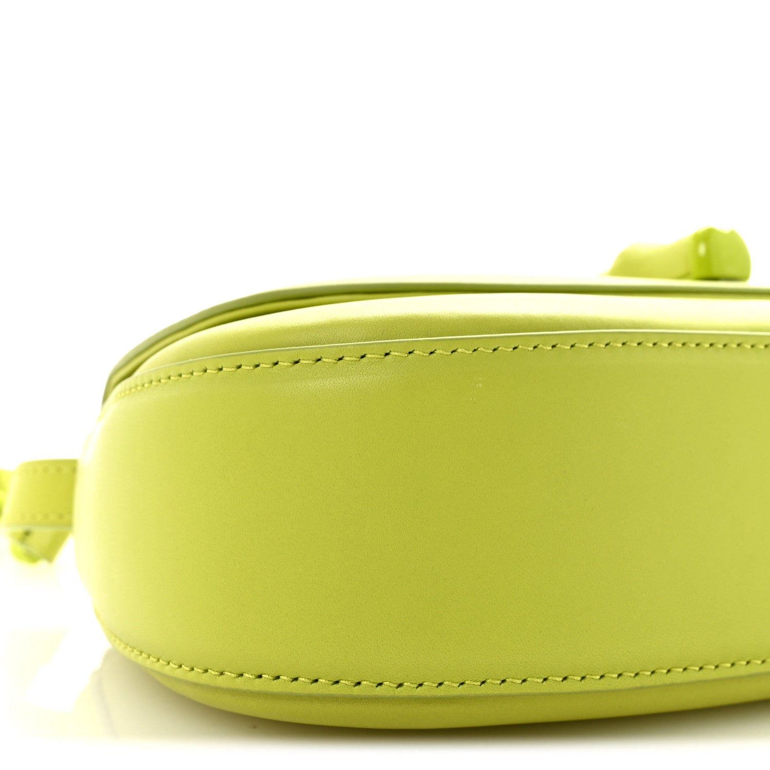 Gucci Calfskin Medium Bamboo Diva Green