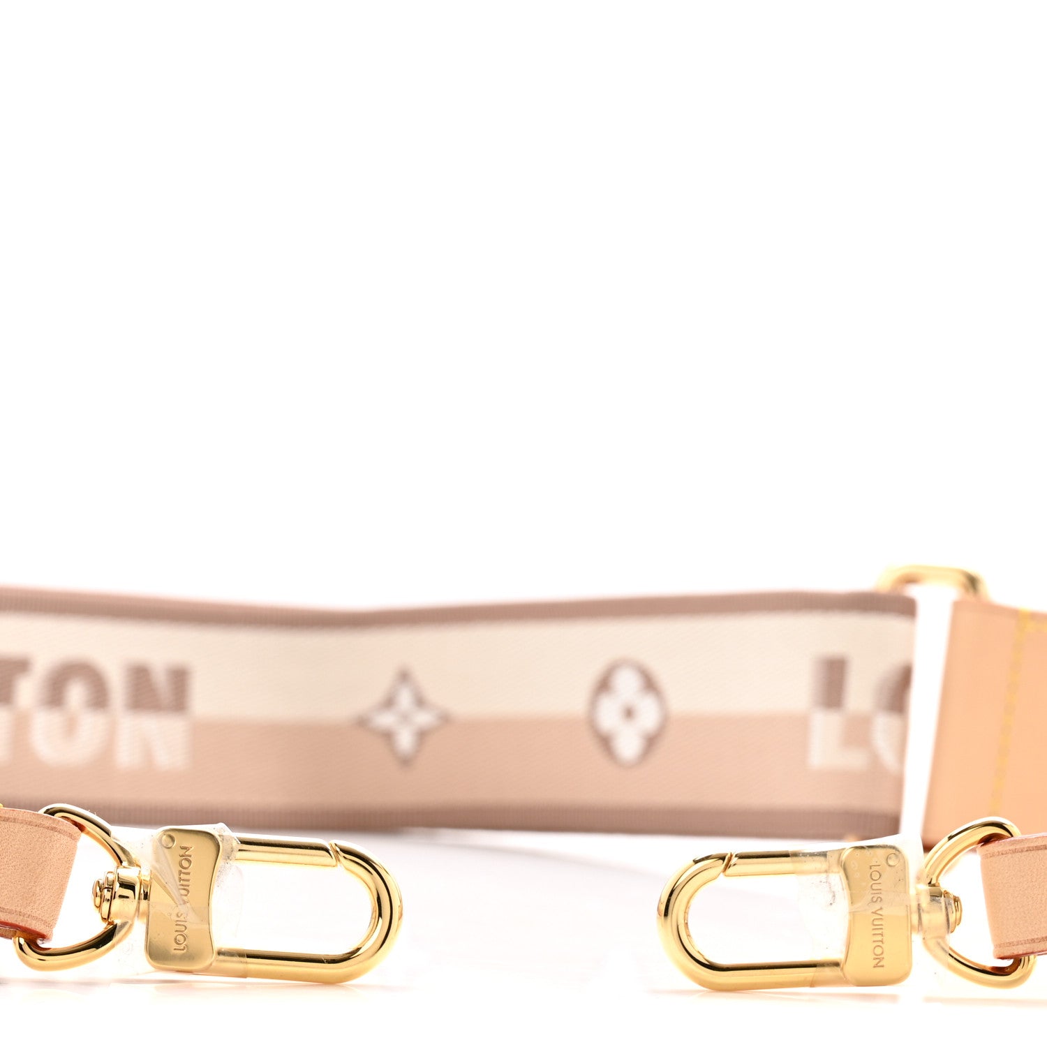 Louis Vuitton Jacquard Speedy Bandouliere 20 Shoulder Strap Beige