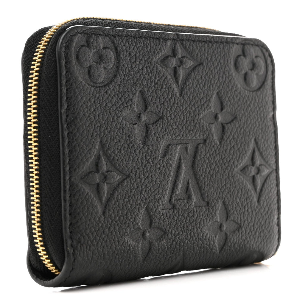 Louis Vuitton Empreinte Zippy Coin Purse Black