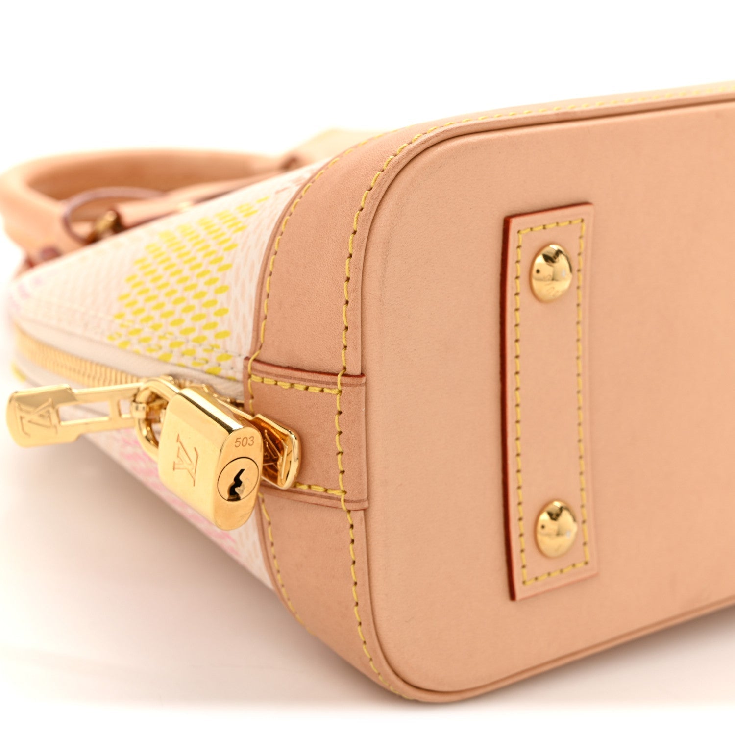 Louis Vuitton Damierlicious Alma BB Rose Peach