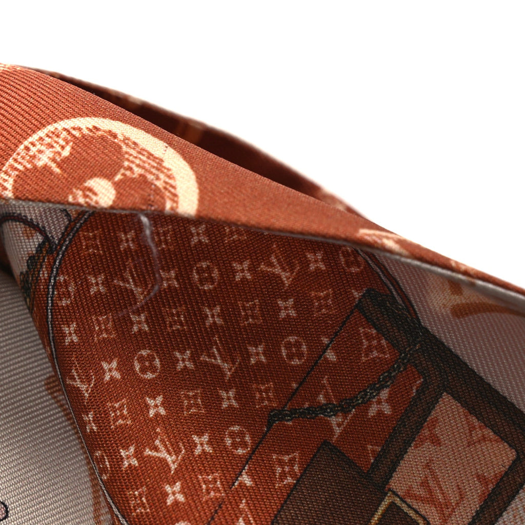 Louis Vuitton Silk Monogram Fall for you Bandeau Brown