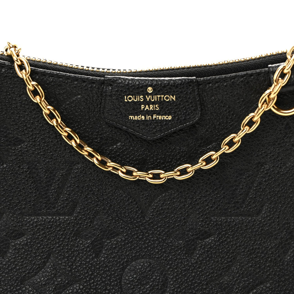 Louis Vuitton Empreinte Easy Pouch On Strap Black