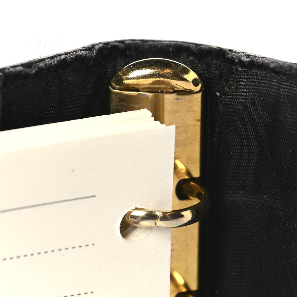 Caviar Timeless CC Ring Agenda Planner Black