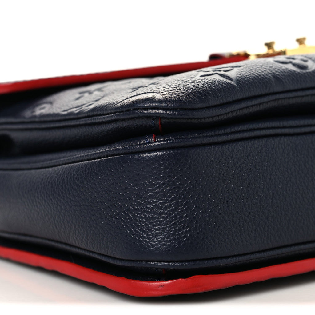 Louis Vuitton Empreinte Pochette Metis Marine Rouge