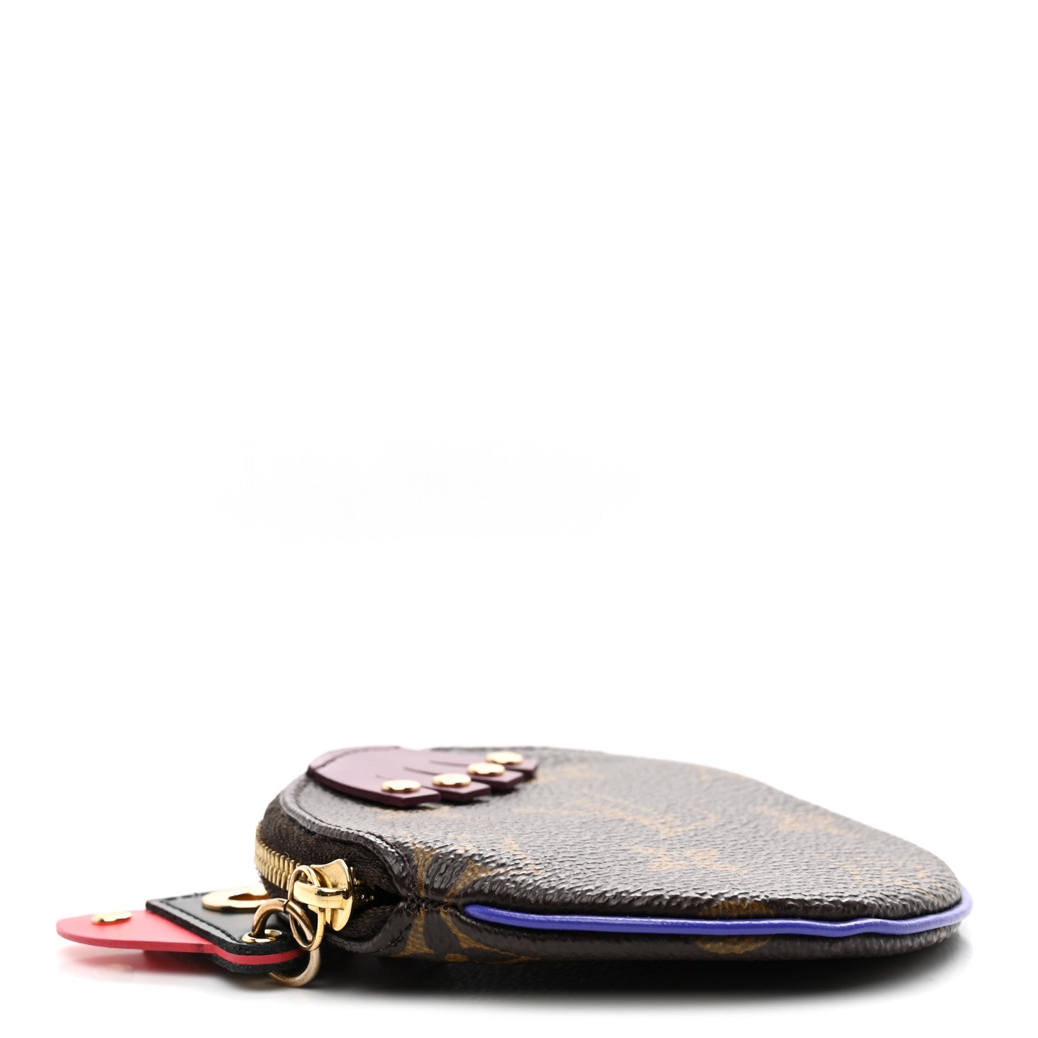Louis Vuitton Monogram Totem Round Coin Purse Magenta