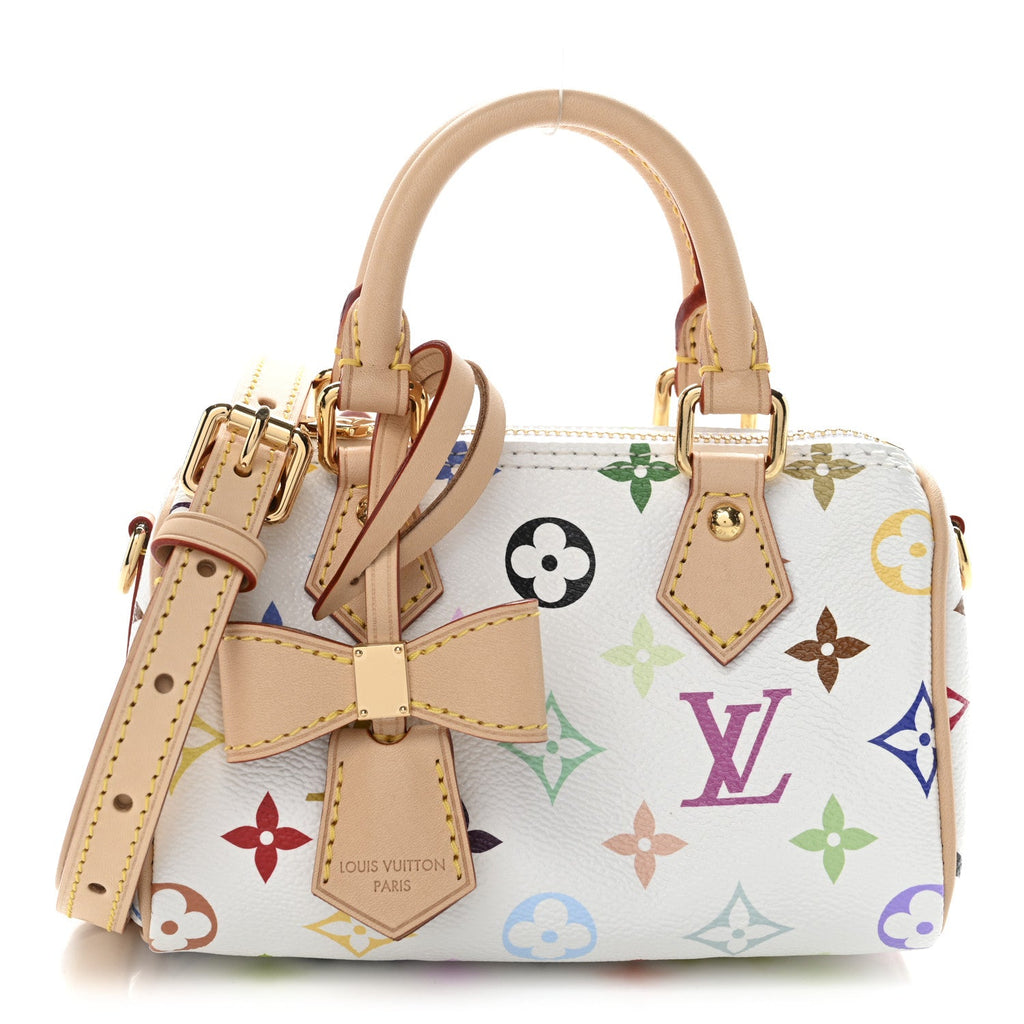 Louis Vuitton LV X TM Monogram Multicolor Nano Speedy White