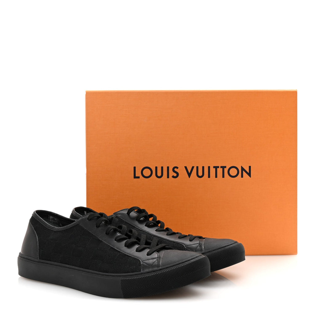 Louis Vuitton Canvas Calfskin Damier Mens Tattoo Sneakers 9