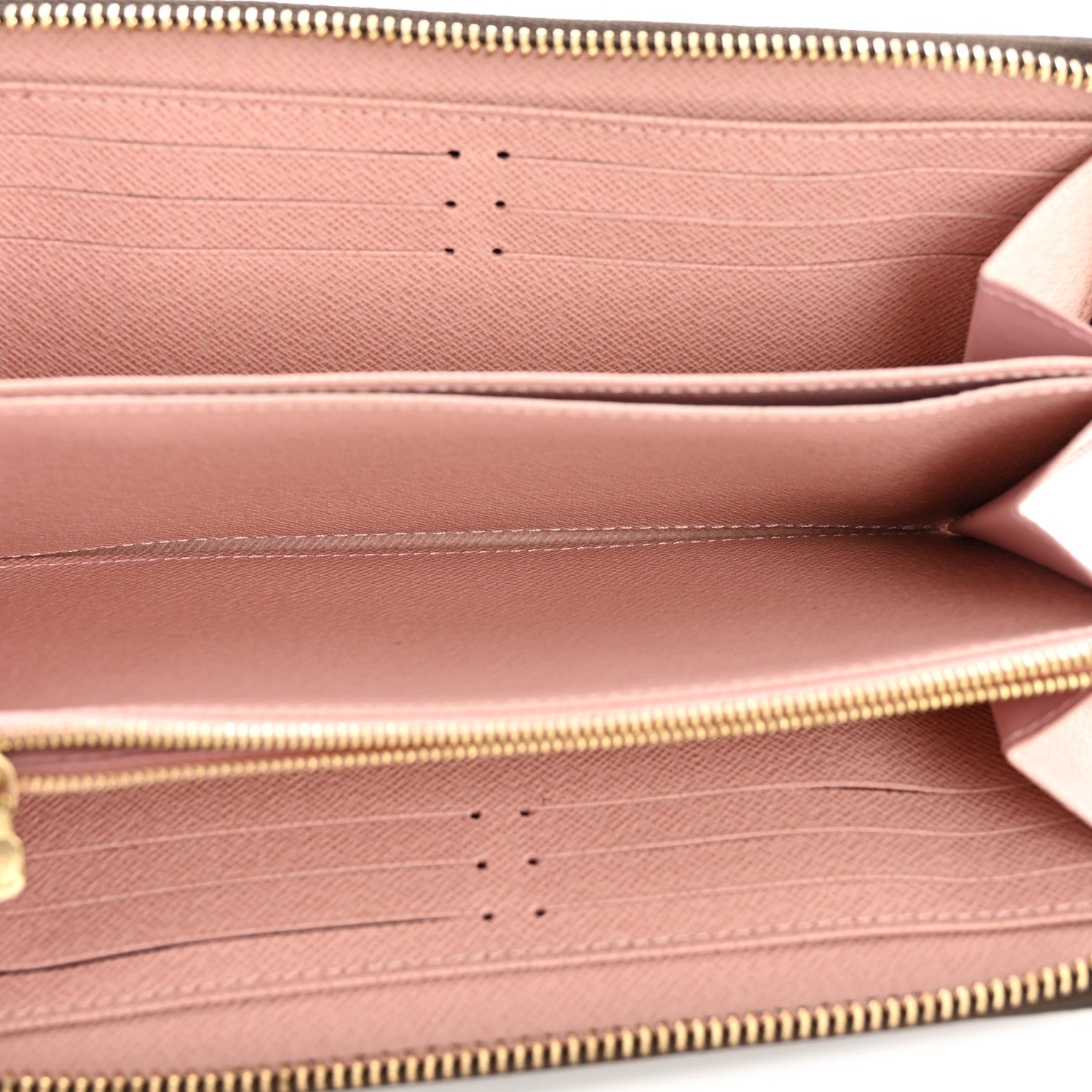 Louis Vuitton Monogram Zippy Wallet Rose Ballerine
