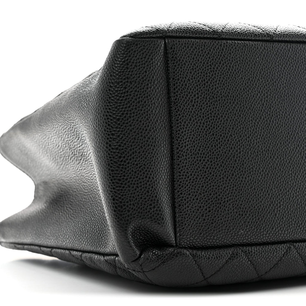 Chanel Caviar Quilted Grand Shopping Tote GST Black
