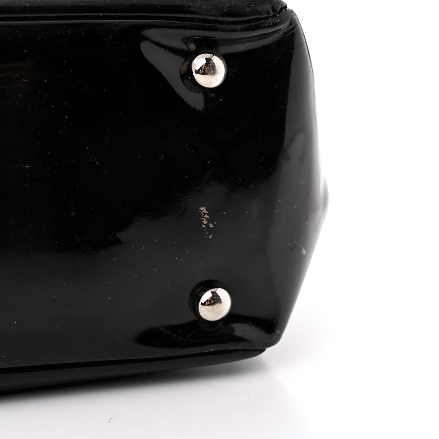 Chanel Patent Pony Hair Small Pocket Tote Black