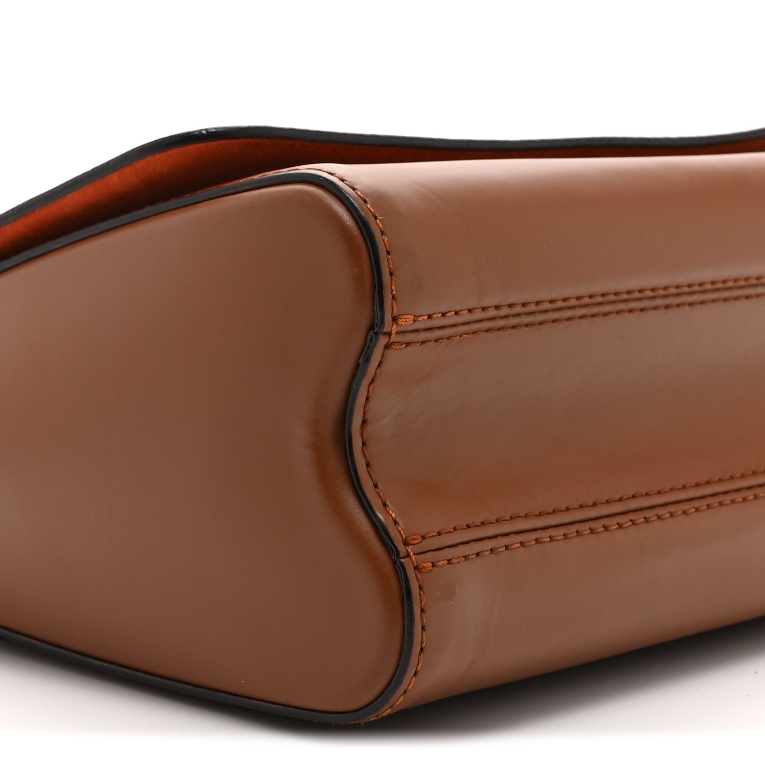 Louis Vuitton Calfskin Catogram Twist Shoulder Bag MM Marron