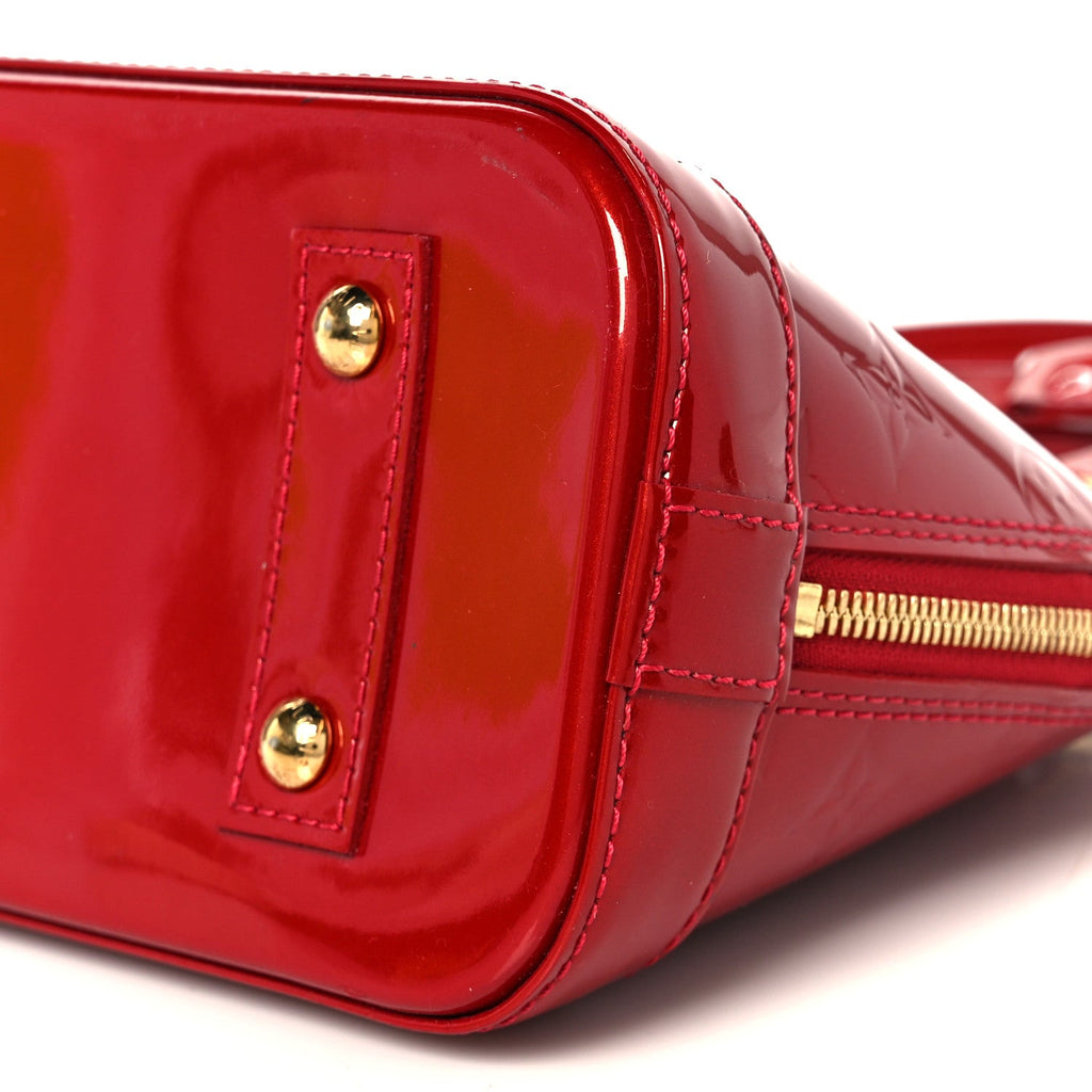 Louis Vuitton Vernis Alma BB Cherry