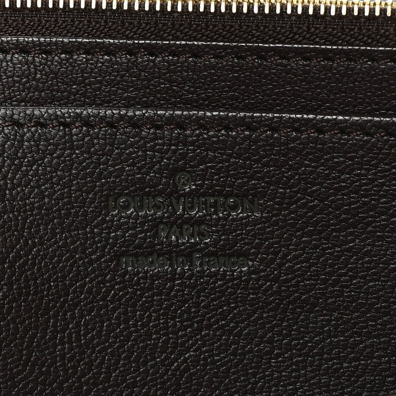 Louis Vuitton Snakeskin Twist Wallet Brown