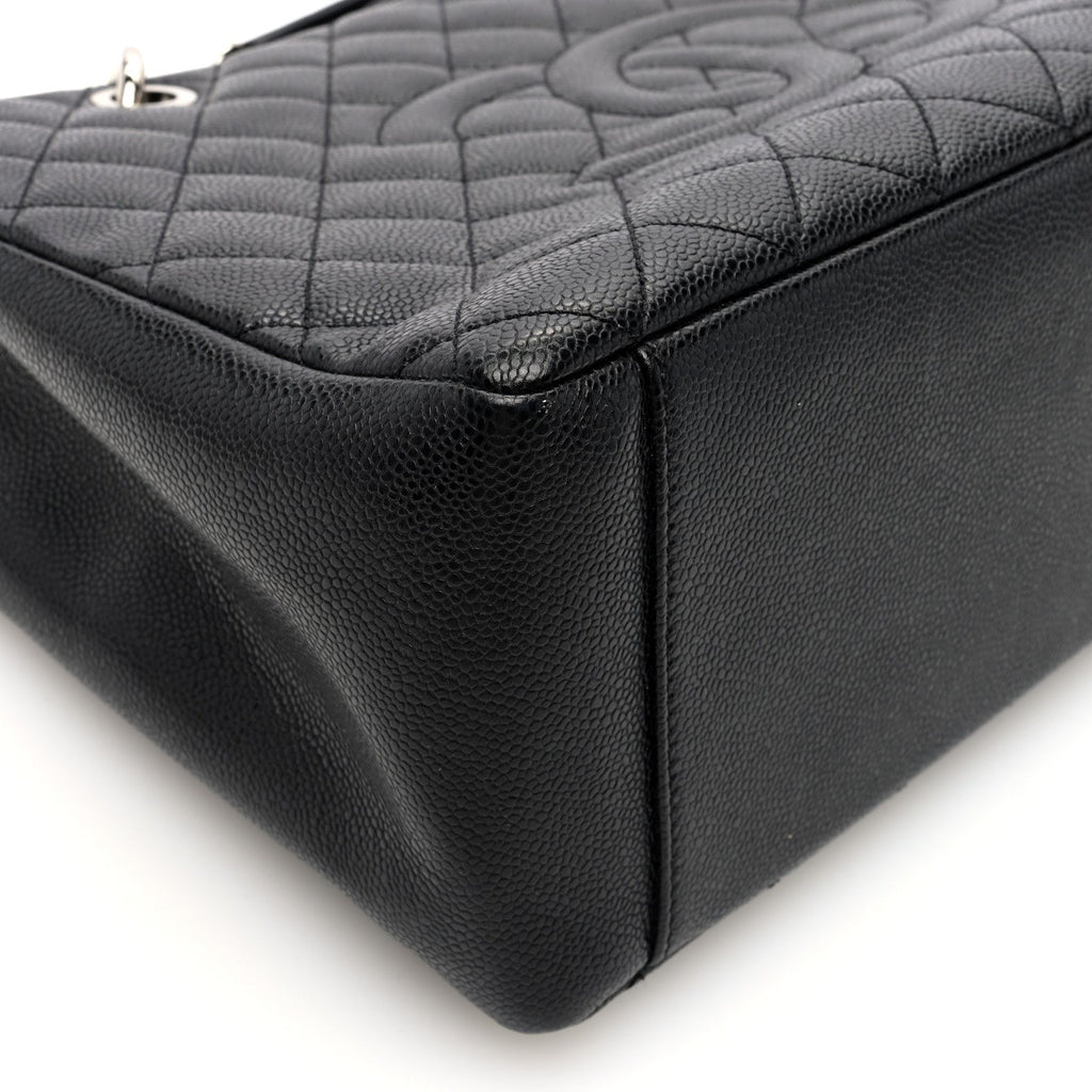 Chanel Caviar Quilted Grand Shopping Tote GST Black