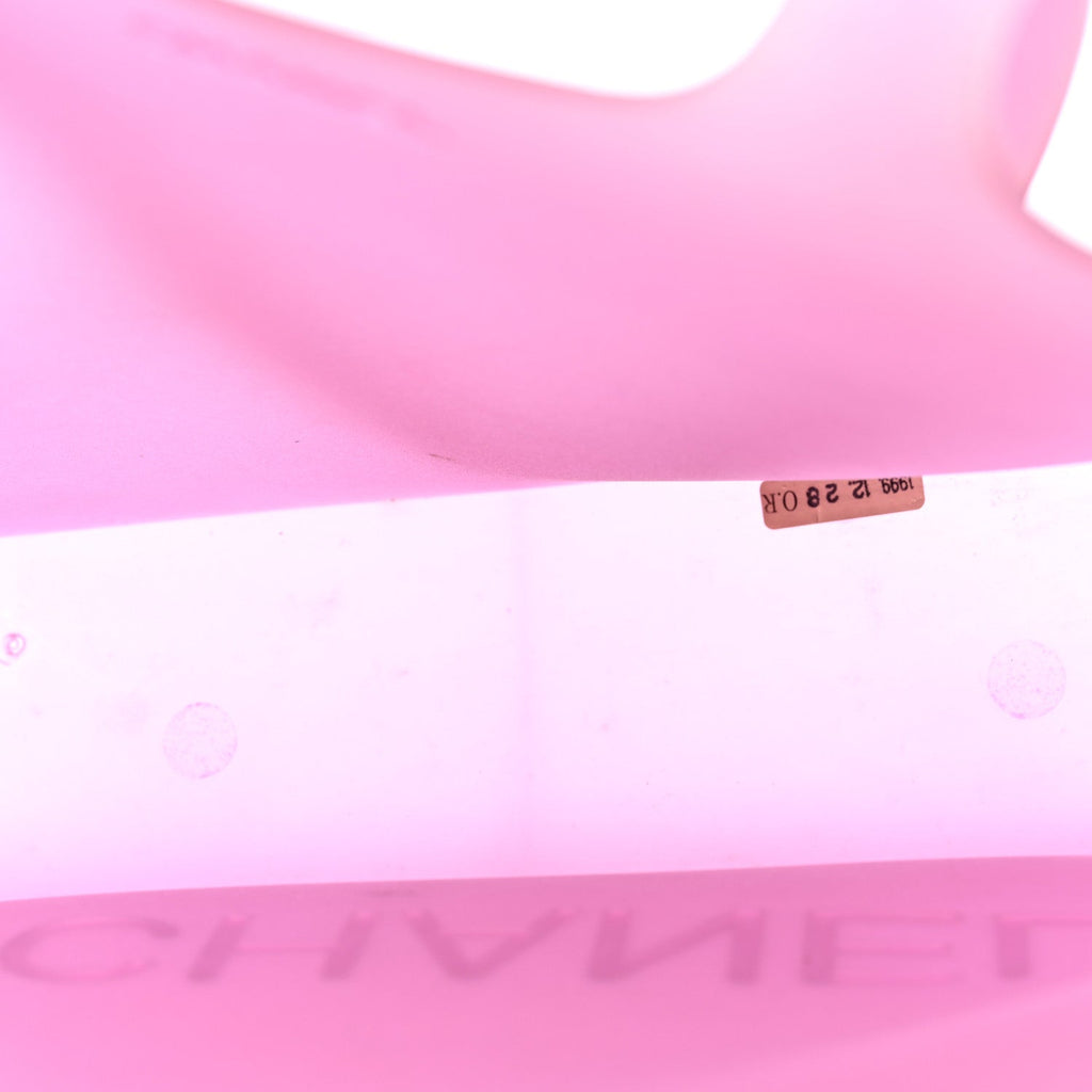 Chanel Jelly Rubber Tote Purple