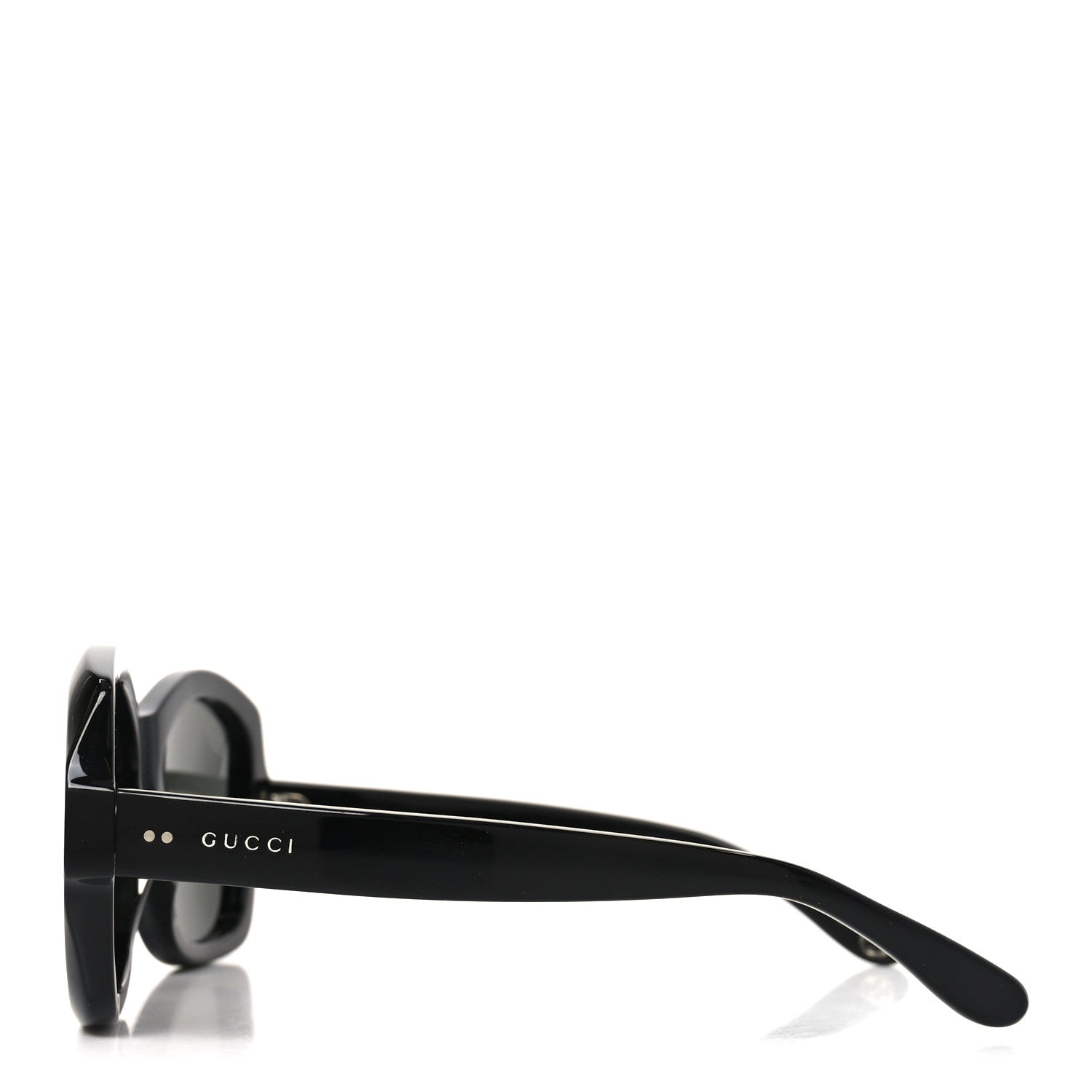 Gucci Acetate Rectangle Frame Sunglasses GG0624S Black