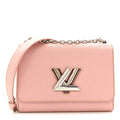 Louis Vuitton Epi Twist Shoulder Bag MM Rose Ballerine