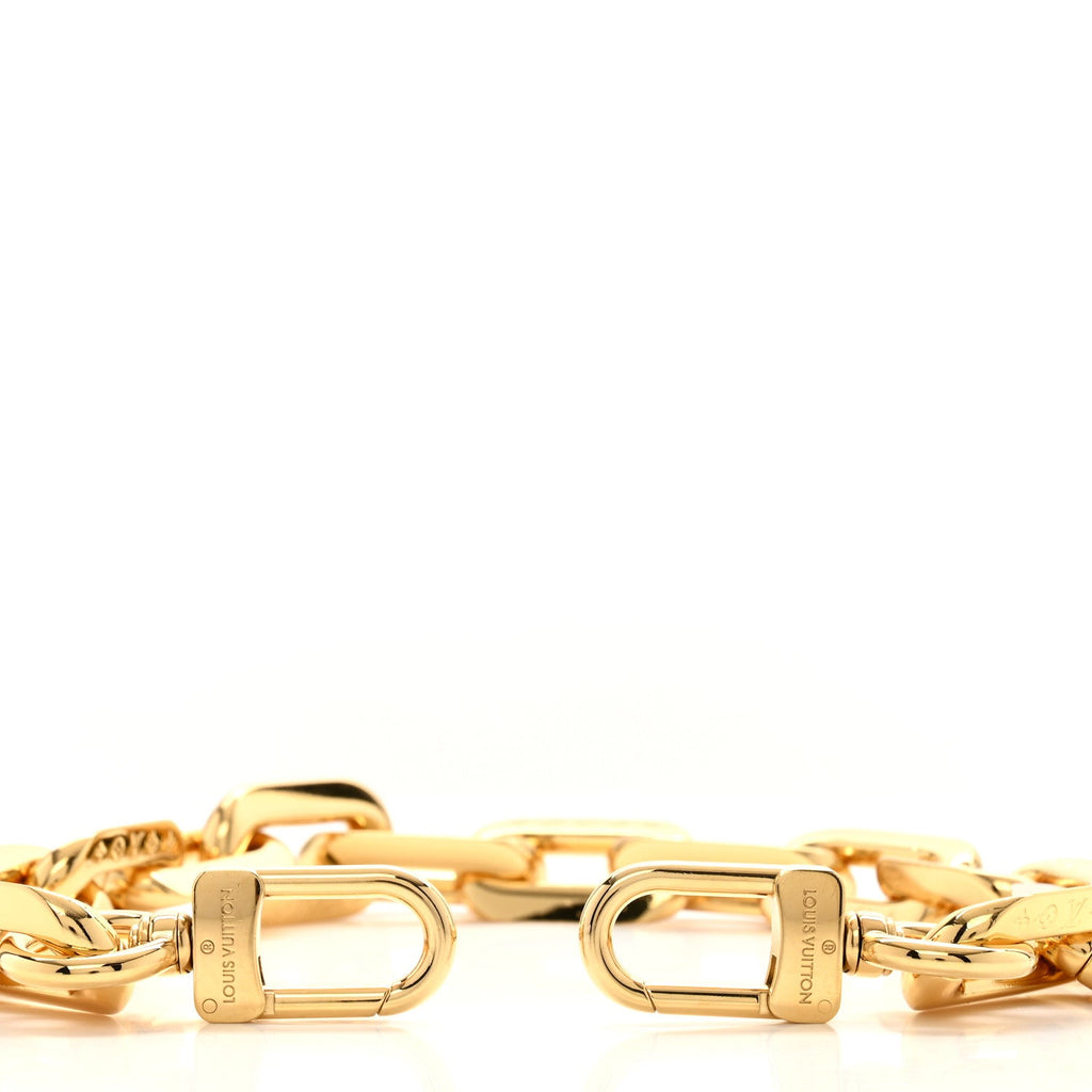 Louis Vuitton Metal Coussin BB Chain Strap Gold