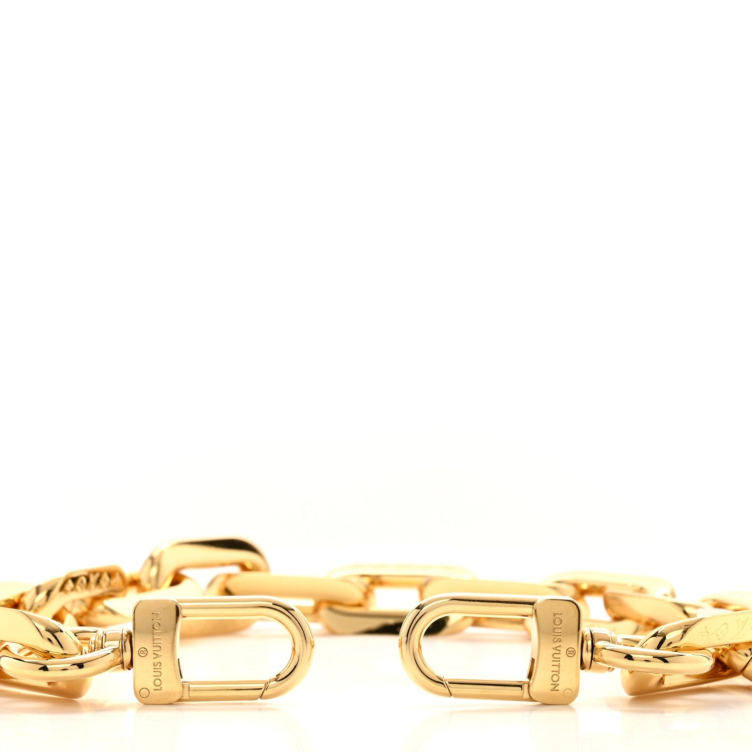 Louis Vuitton Metal Coussin BB Chain Strap Gold