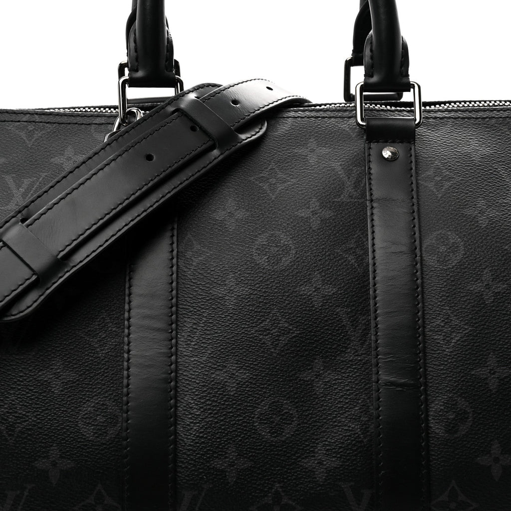 Louis Vuitton Monogram Eclipse Keepall Bandouliere 45