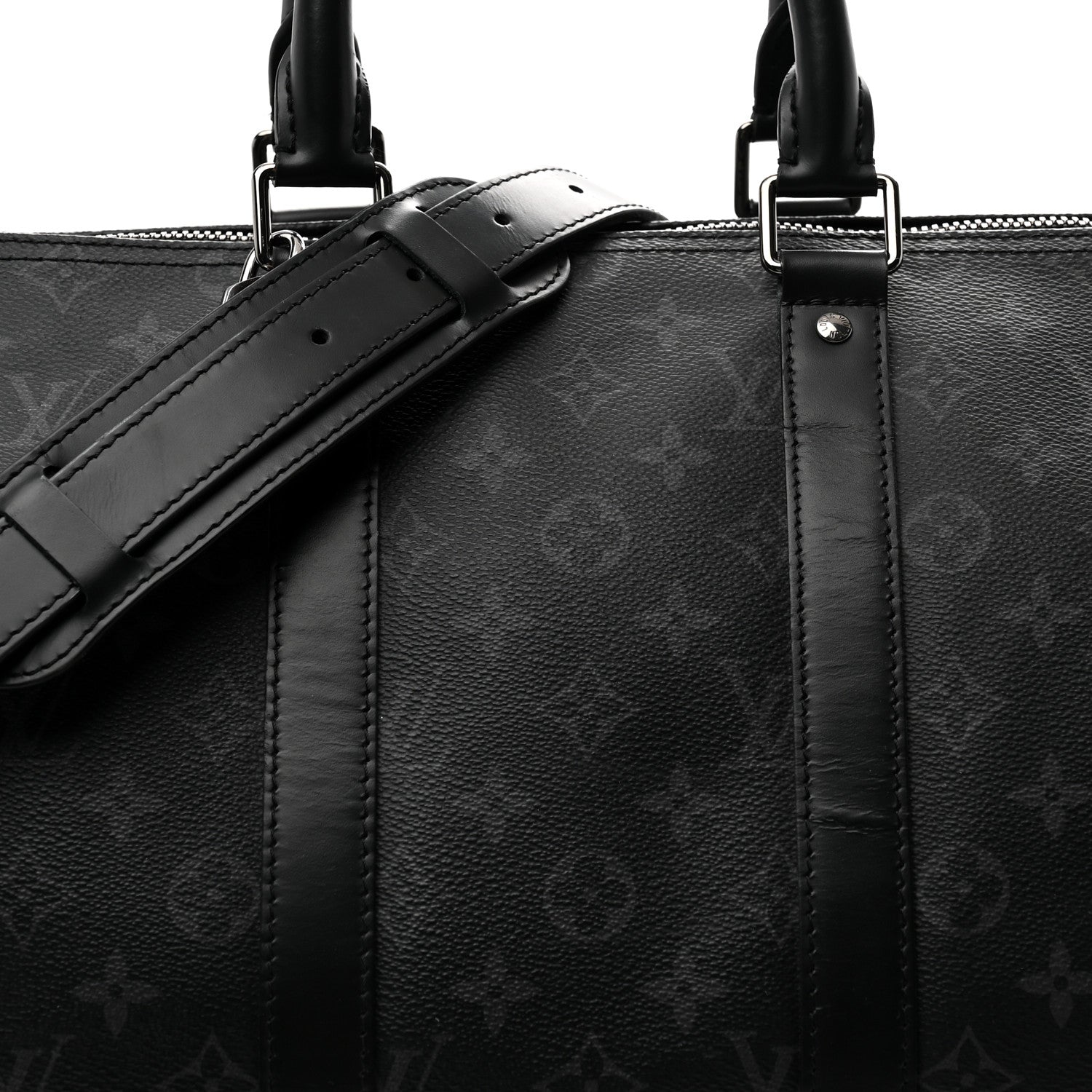 Louis Vuitton Monogram Eclipse Keepall Bandouliere 45