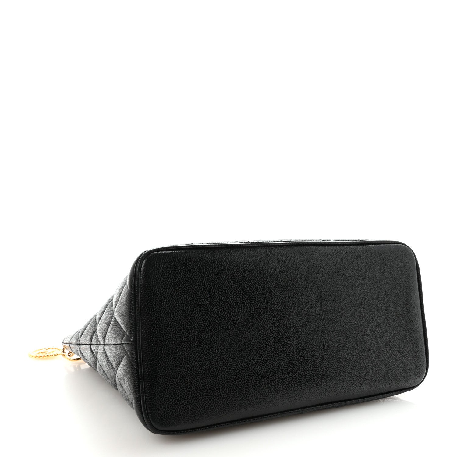 Chanel Caviar Quilted Medallion Tote Black