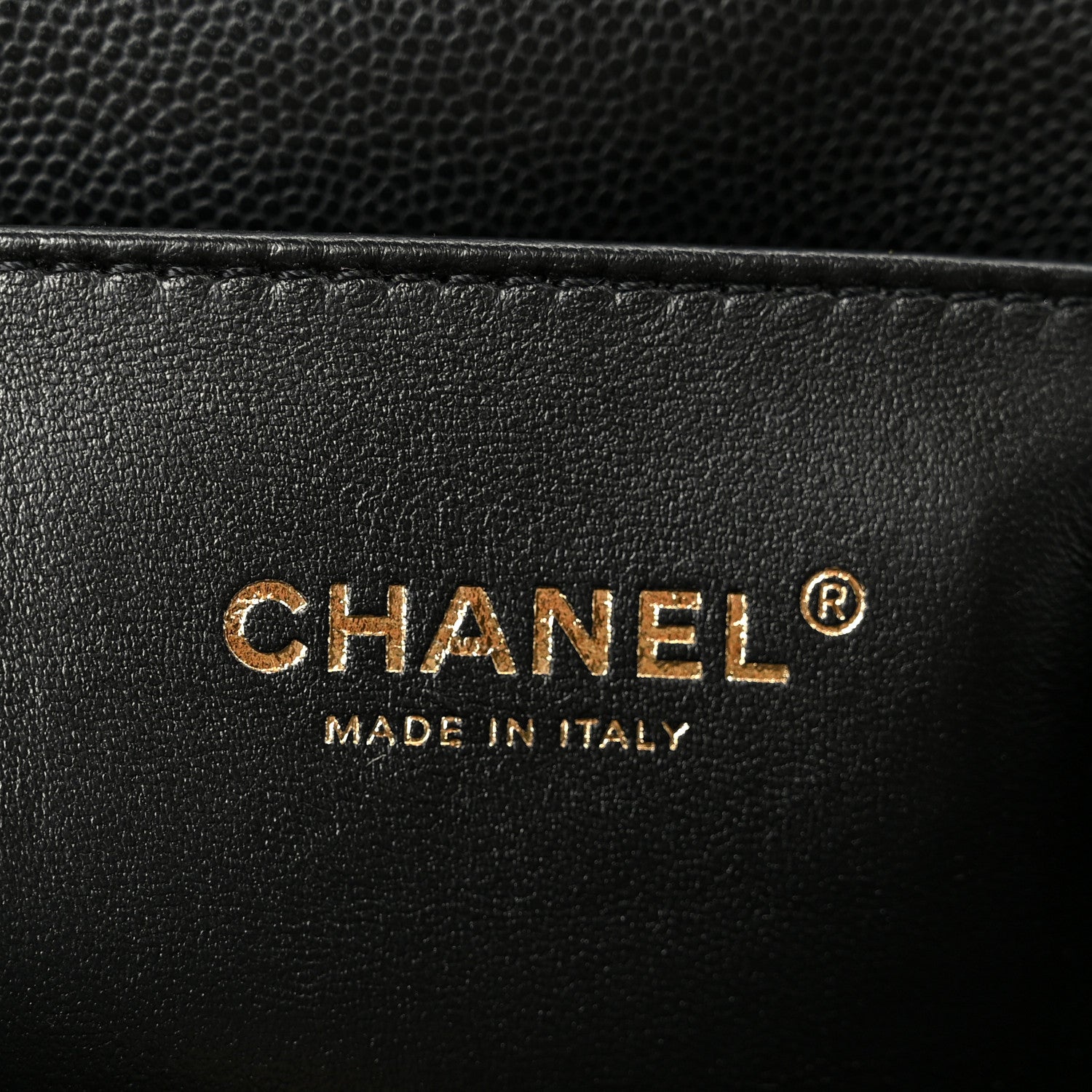 Chanel Caviar Quilted Medium Boy Flap Black