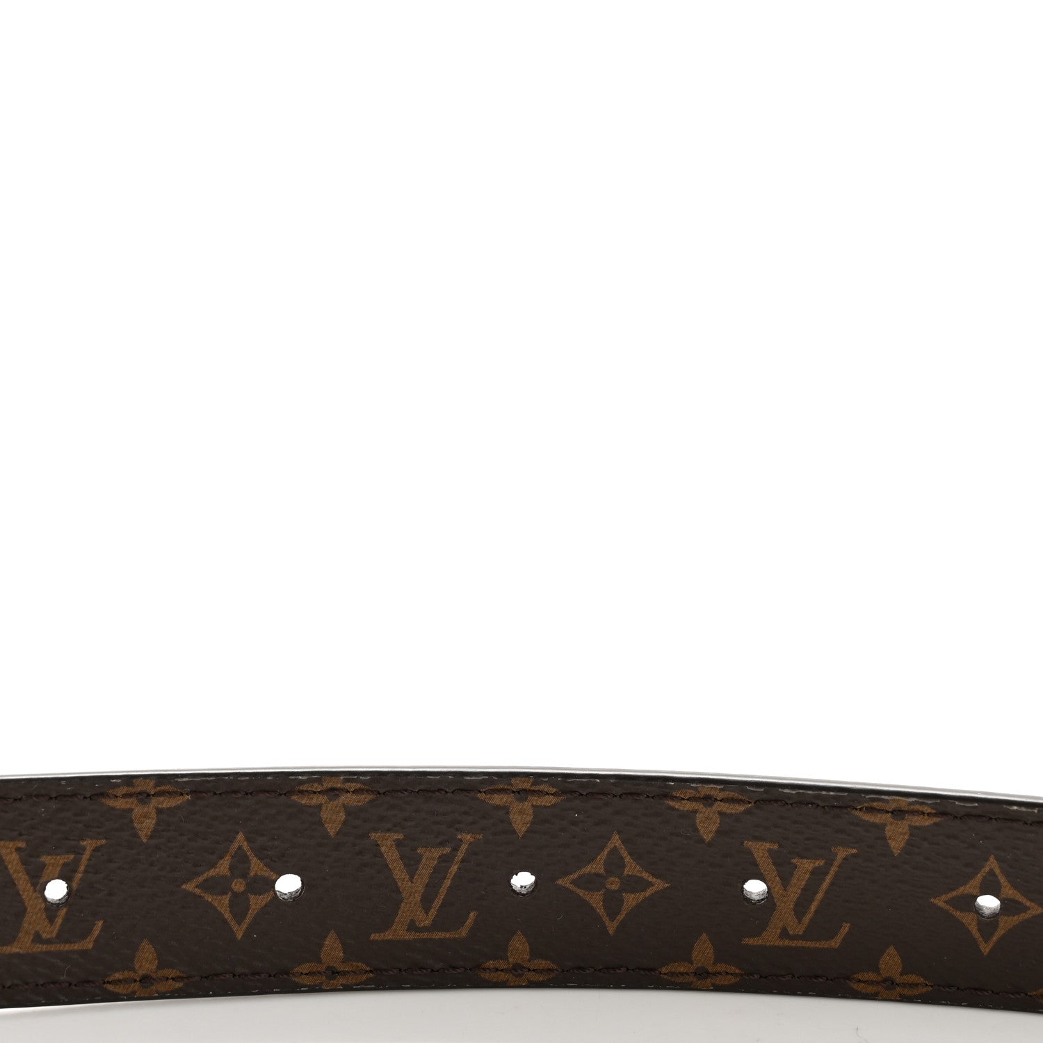 Louis Vuitton Calfskin Monogram 25mm LV Iconic Reversible Belt 85 34 Black