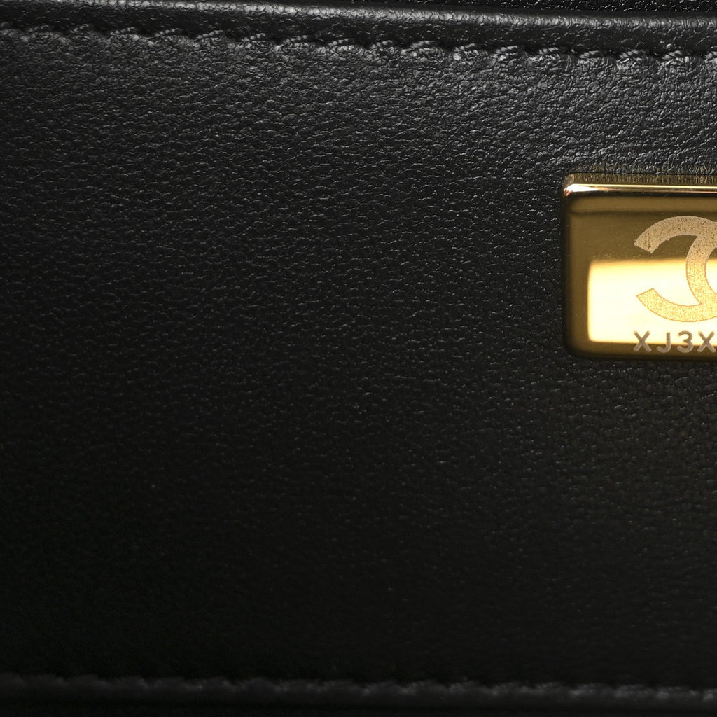 Chanel Lambskin Quilted Coco Click Bag Black