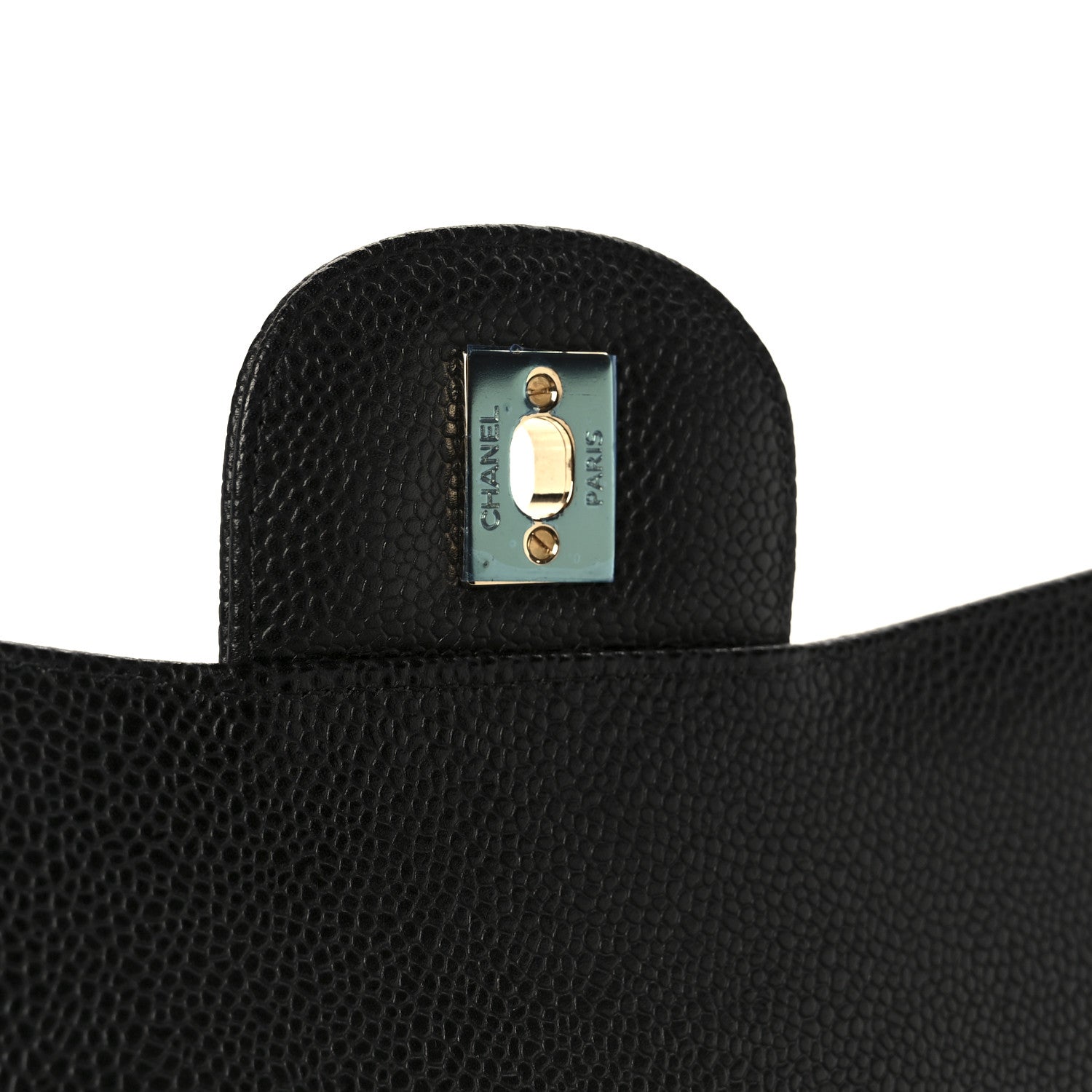 Chanel Caviar Quilted Jumbo Double Flap Black