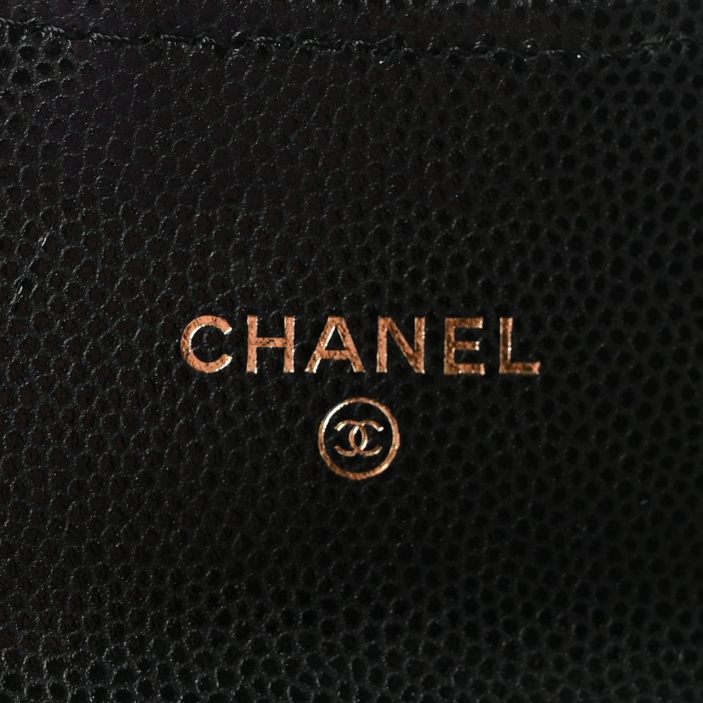 Caviar Quilted Medium Gusset Flap Wallet Black