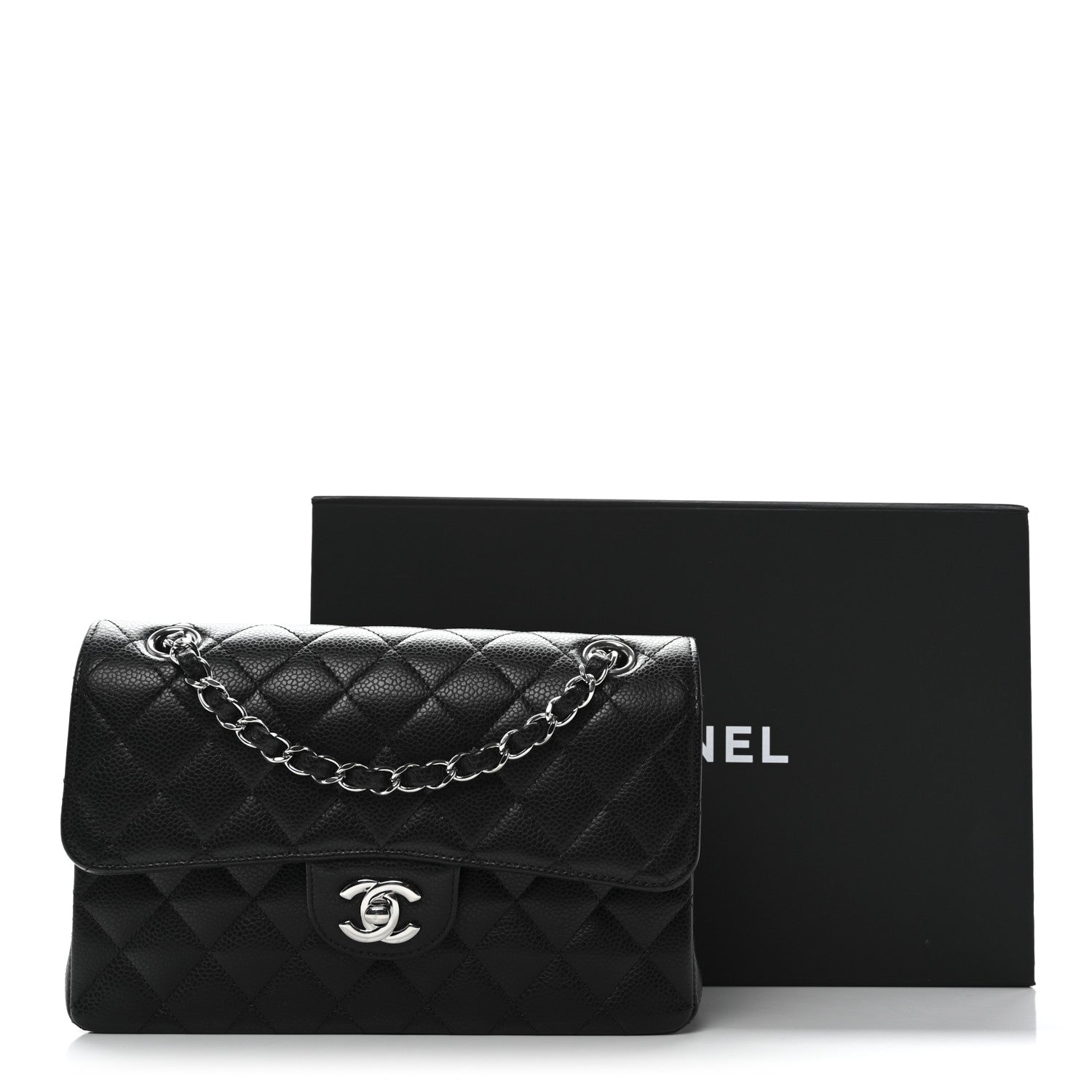 Chanel Caviar Quilted Small Double Flap Black