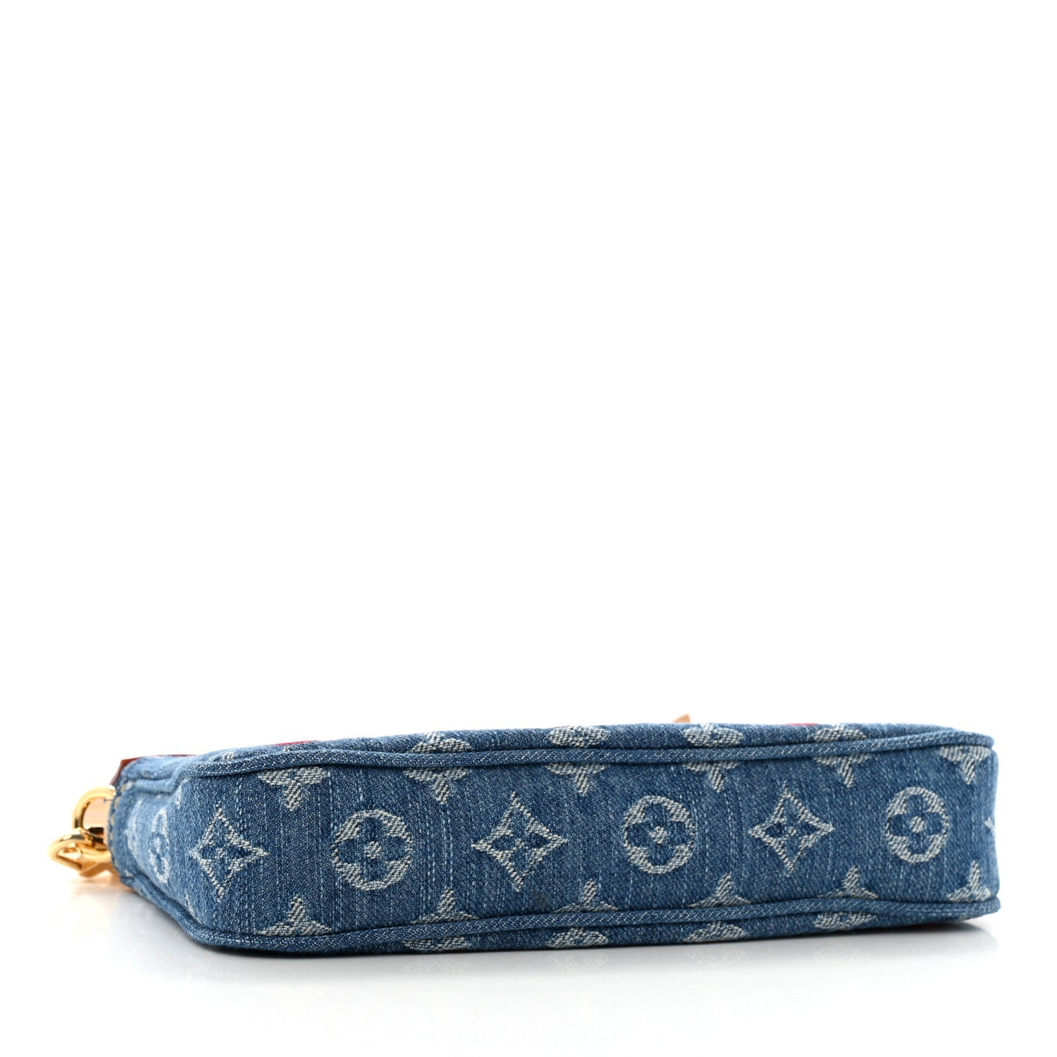 Louis Vuitton LV X TM Monogram Denim Cerises Pochette Accessories Blue