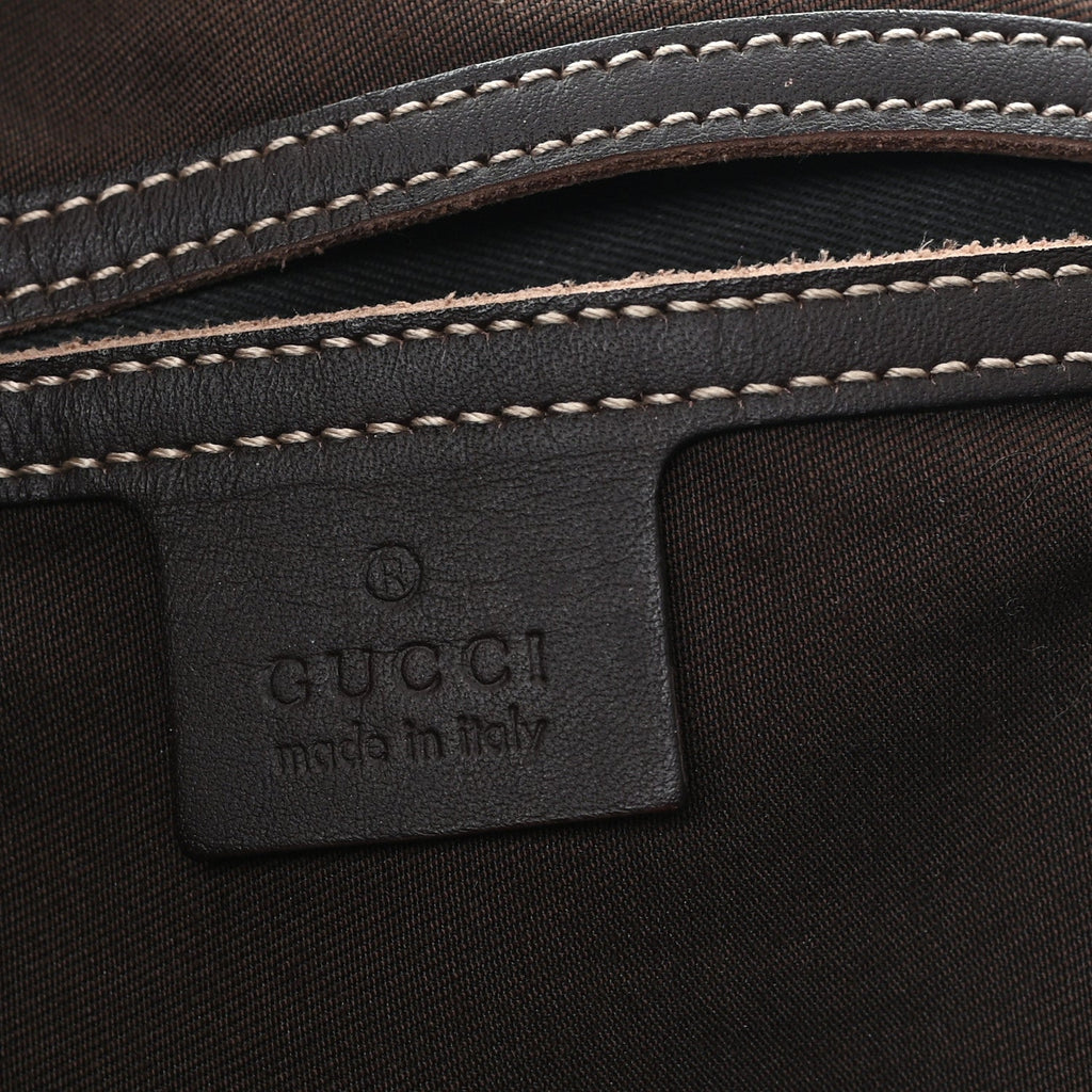 Gucci GG Plus Monogram Joy Vertical Tote Dark Brown