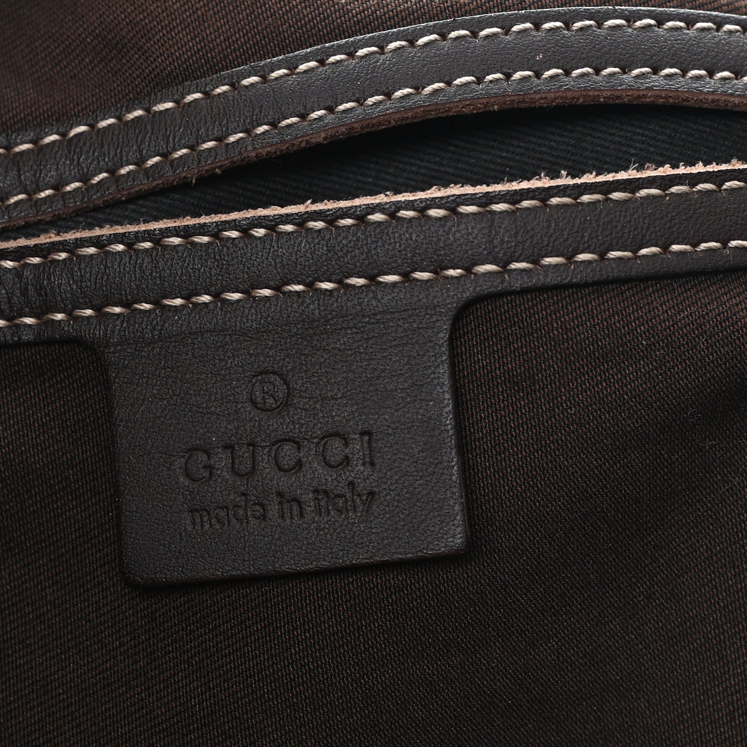 Gucci GG Plus Monogram Joy Vertical Tote Dark Brown