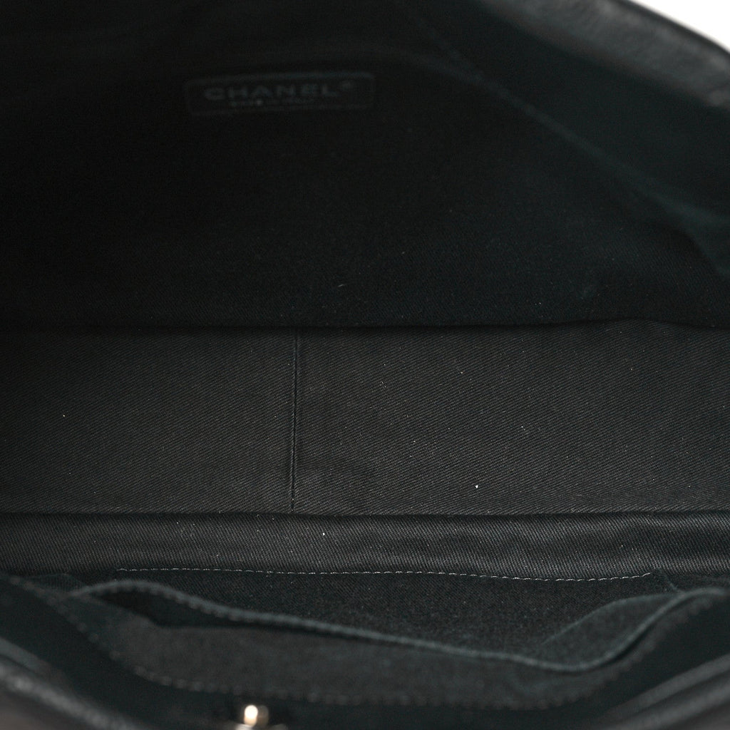 Chanel Caviar Quilted CC Timeless Soft Tote Black