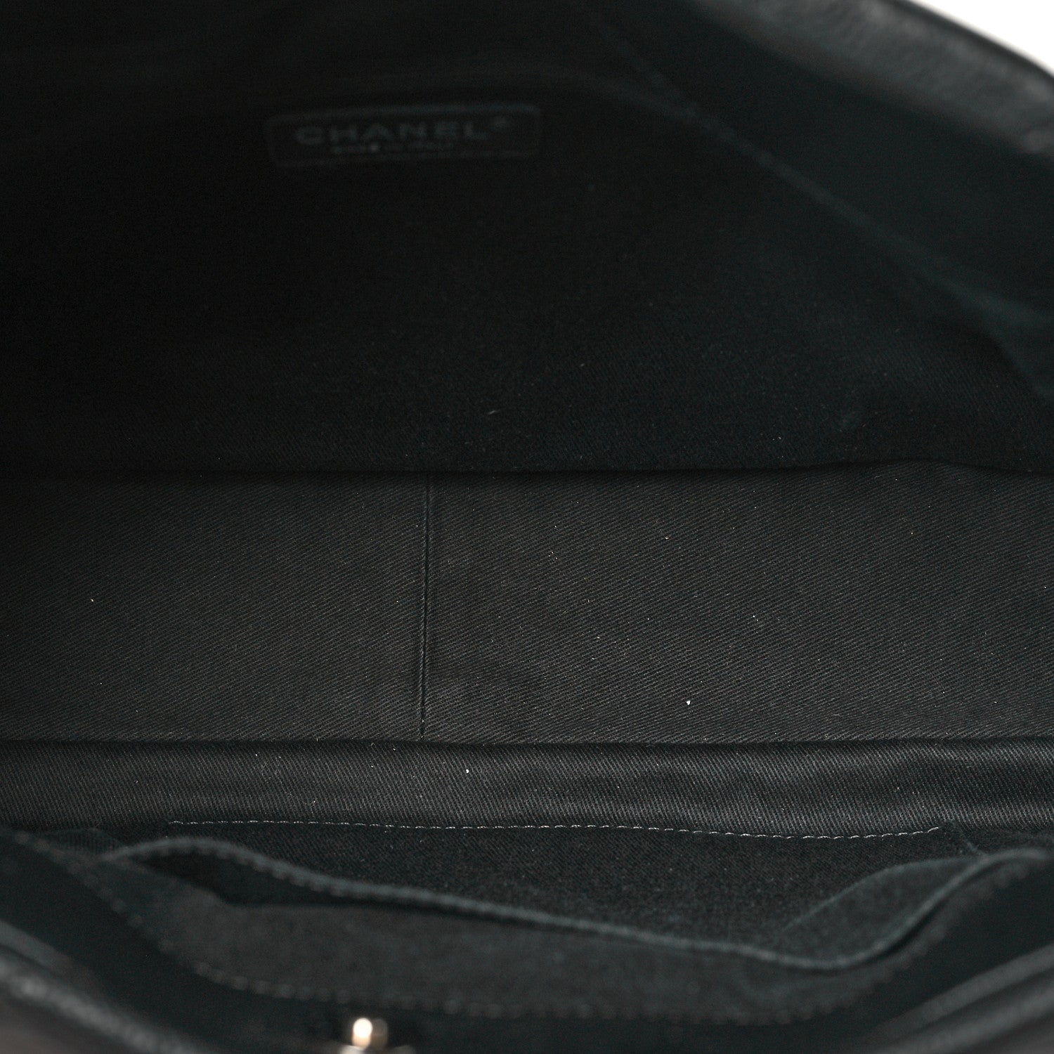 Chanel Caviar Quilted CC Timeless Soft Tote Black