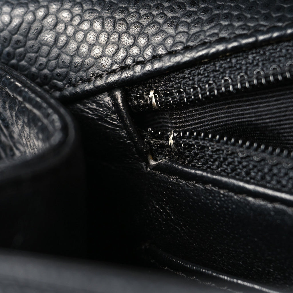 Chanel Caviar Quilted Jumbo Single Flap Black