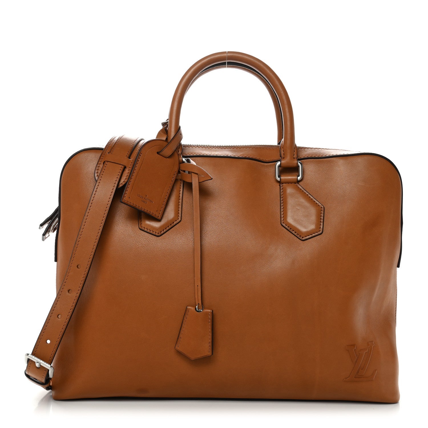 Louis Vuitton Cuir Millesime Porte-Documents Voyage PM Tan