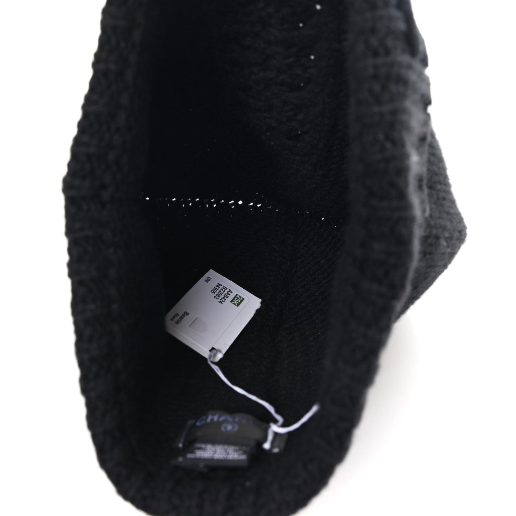 Cashmere CC Beanie Hat Black