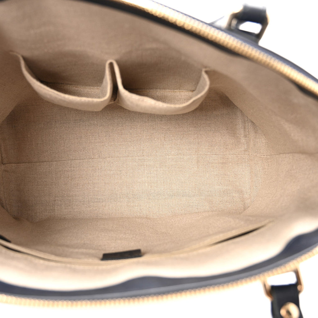 Gucci Soft Microguccissima Dome Satchel Navy
