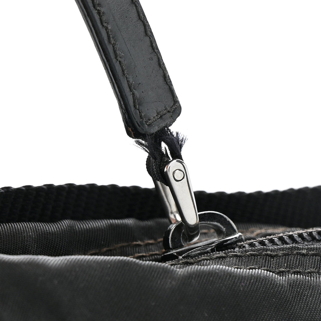 Prada Tessuto Nylon Triangle Shoulder Bag Black