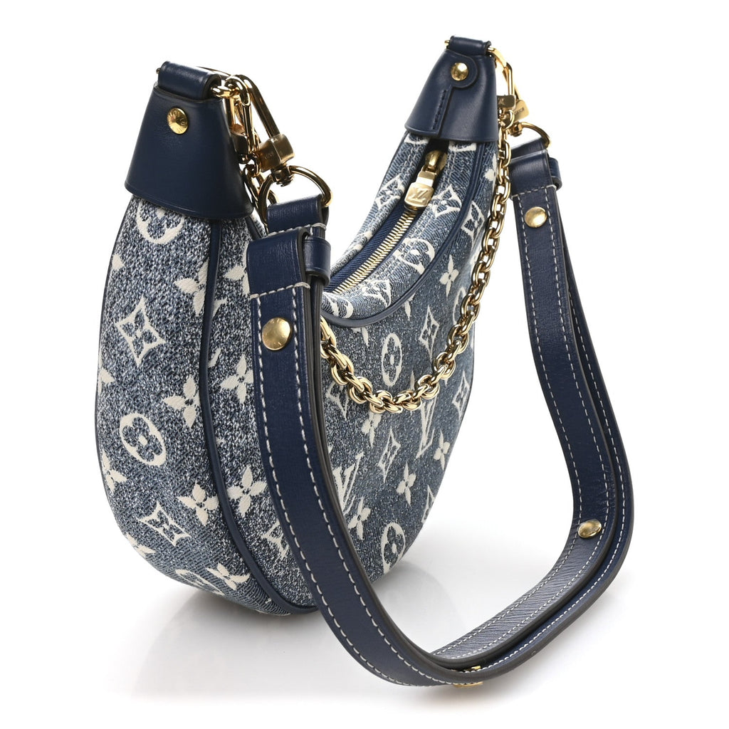 Louis Vuitton Monogram Jacquard Denim Loop Bleu